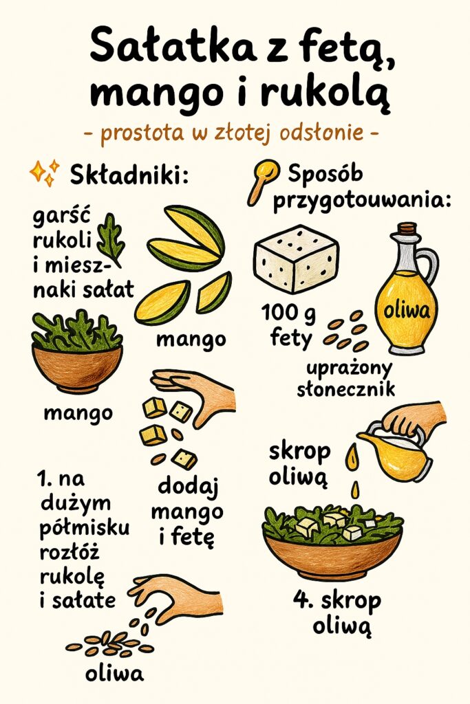 sałatka z mango